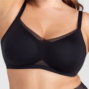 Honeylove Crossover Bra Black